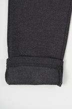 Antrasit Kalın Pamuklu Beli Lastikli Yan Cepli 5-6-7-8-9-10-11-12 Yaş Erkek Çocuk Eşofman Altı