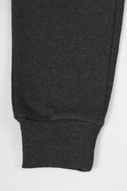 Antrasit Kalın Pamuklu Beli ve Paçası Lastikli Cepli 5-6-7-8-9-10-11-12 Yaş Erkek Çocuk Eşofman Altı