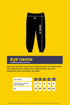 Siyah-Antrasit Kalın Pamuklu Beli ve Paçası Lastikli Cepli 2'li Erkek Çocuk Eşofman Altı