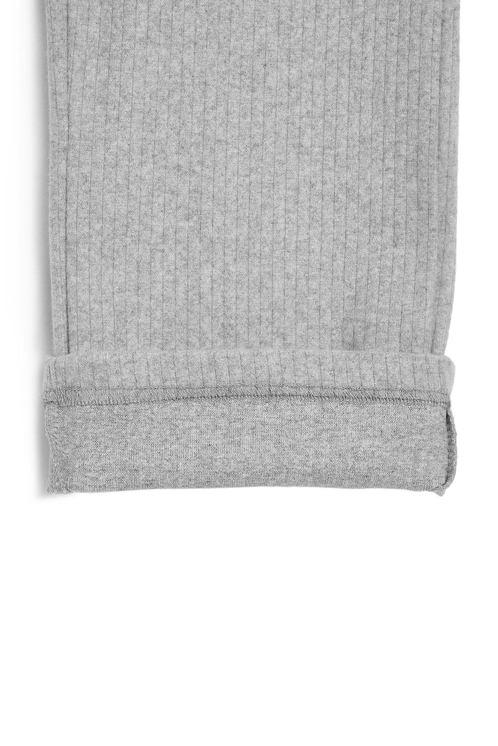 Beli Lastikli Gri Kız Çocuk Eşofman Altı - Rahat Geniş Paça Kalın Kumaş 7-8-9-10-11-12-13-14 Yaş.