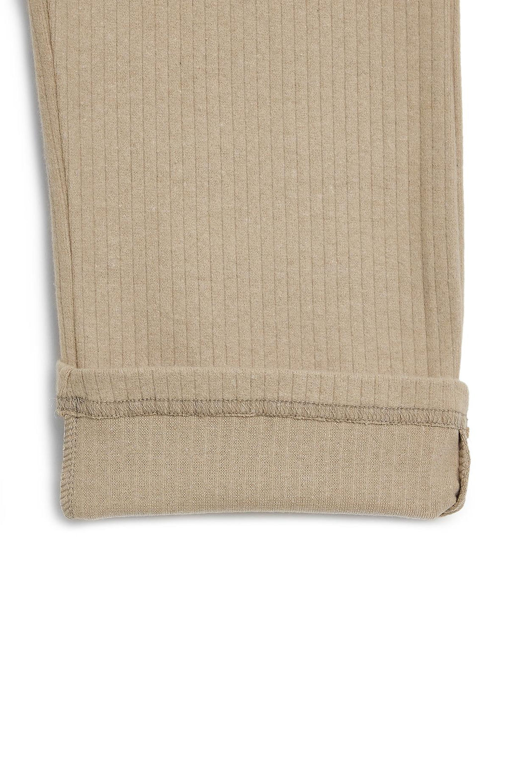 Beli Lastikli Bej Kız Çocuk Eşofman Altı - Rahat Geniş Paça Kalın Kumaş 7-8-9-10-11-12-13-14 Yaş CMRC103