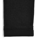 Beli Lastikli Siyah Kız Çocuk Eşofman Altı - Rahat Geniş Paça Kalın Kumaş 7-8-9-10-11-12-13-14 Yaş CMRC103