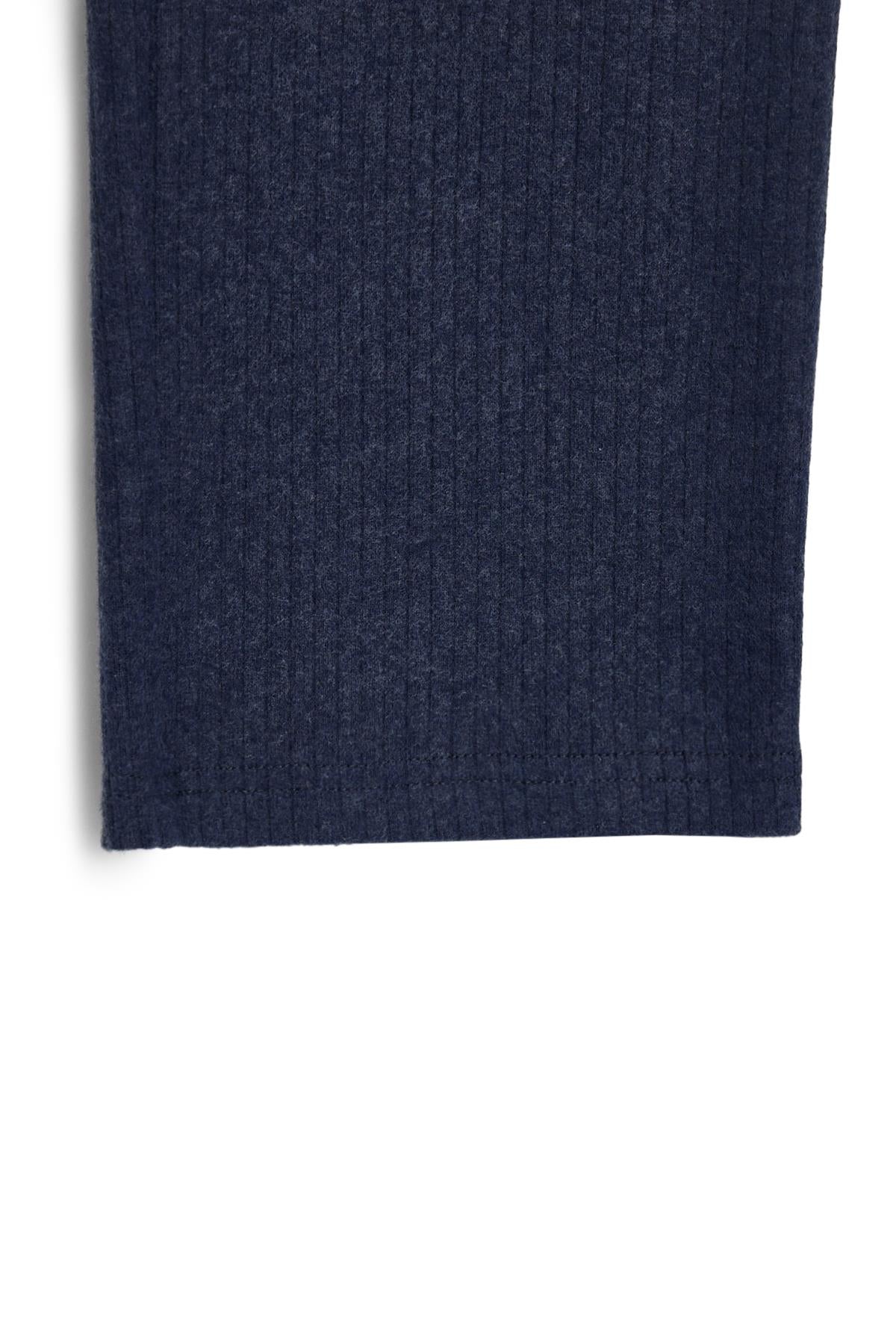 Beli Lastikli İndigo Kız Çocuk Eşofman Altı - Rahat Geniş Paça Kalın Kumaş 7-8-9-10-11-12-13-14 Yaş