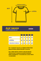 COMEOR ERKEK Beyaz Önü Yazı Baskılı Kısa Kollu Bisiklet Yaka  Basic Slim Fit T-Shirt