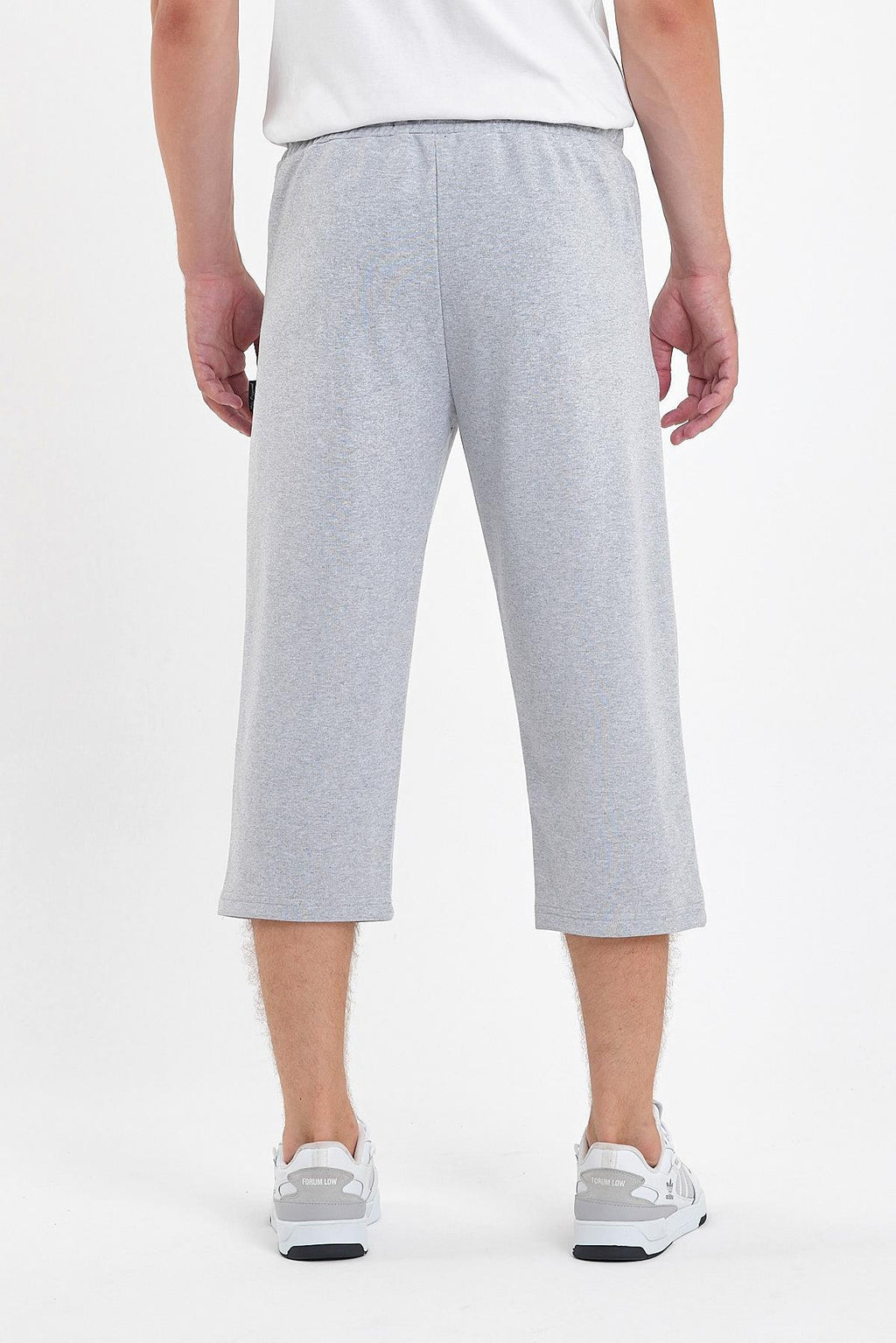 Erkek 4'Lü Cepleri Fermuarlı Bermuda Diz Altı Kapri Beli Ayarlanabilir Lastikli Uzun Şort CMRE94-4