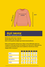 Erkek Bordo Çift Bisiklet Yaka Baskı Detaylı Standart Rahat Kesim Sweatshirt CMRE72