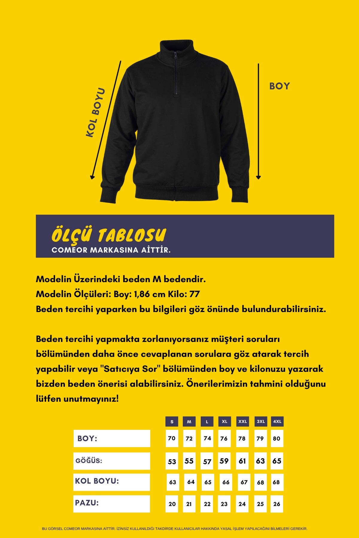 Erkek Siyah Standart Fit Normal Kesim Pamuklu Yarım Fermuarlı Dik Yaka Pamuklu Sweatshirt