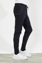 Erkek Lacivert Paçası Lastikli Eşofman Altı