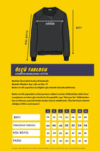 Erkek Bordo Standart Fit Normal Kesim Pamuklu Basic Bisiklet Yaka Sweatshirt