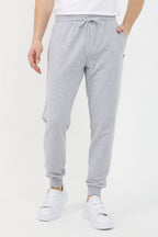 Erkek Regular Fit Rahat Kesim Beli Bağcıklı Jogger Cepli Lastikli Paça Gri Eşofman Altı