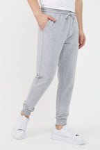 Erkek Regular Fit Rahat Kesim Beli Bağcıklı Jogger Cepli Lastikli Paça Gri Eşofman Altı