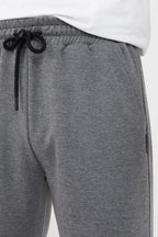 Antrasit Relaxed Fit Bisiklet Yaka Sweatshirt Düz Paça Erkek Eşofman Takımı