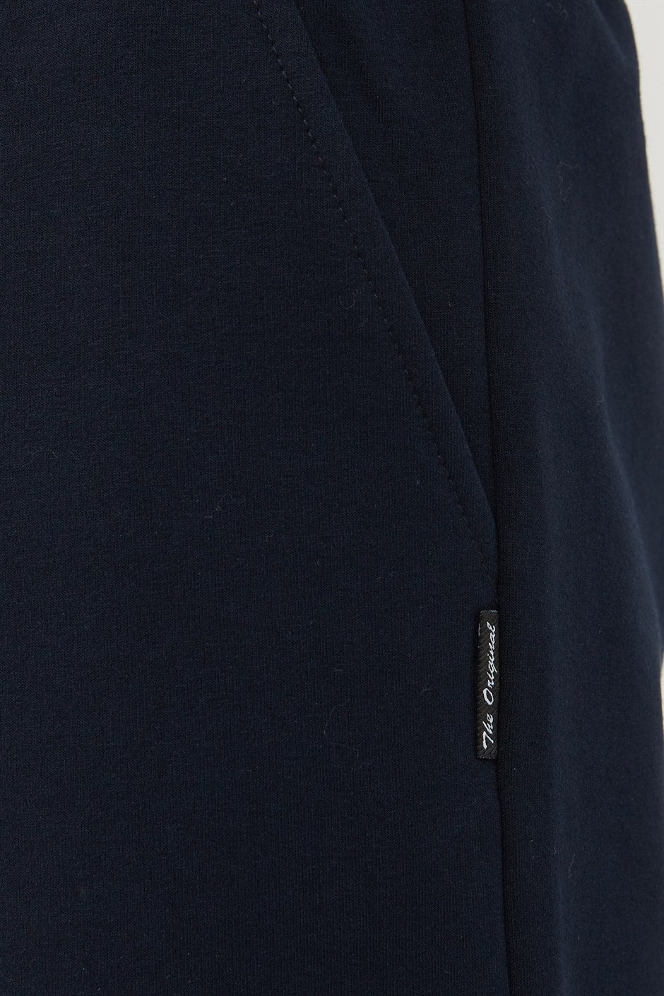 Erkek Regular Fit Rahat Kesim Beli Bağcıklı Jogger Cepli Lastikli Paça Lacivert Eşofman Altı