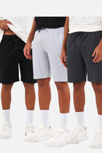 Regular Fit Yanları Cepli Rahat Kesim 3'Lü Erkek Şort