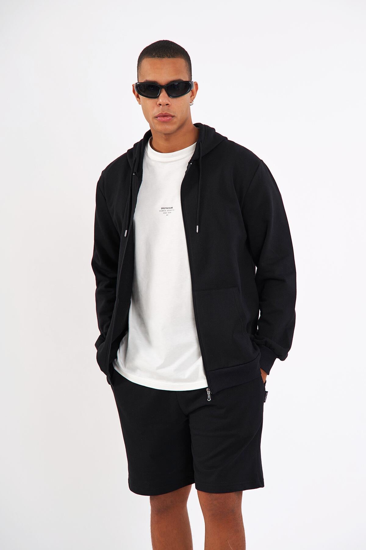 Regular Fit Yanları Cepli Rahat Kesim Erkek Şort