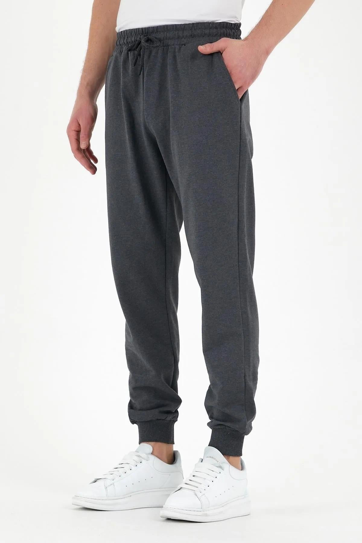 Çok Renkli 4'lü Erkek Eşofman Altı Etiketli Arka Ve Yan Cepli Regular Fit