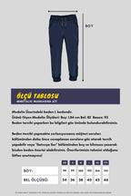 Siyah-gri Paçası Lastikli Erkek 2'li Eşofman Altı